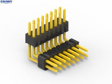 Gold Flash 3U'' Pin kết nối bảng mạch, hai nhựa góc phải PCB kết nối