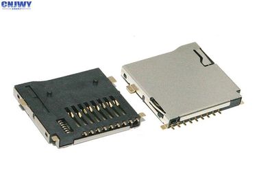 TF bên ngoài hàn Micro SD Card ConnectorHolder 9 PIN Four Feet Self Shell Type