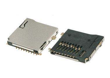 TF bên ngoài hàn Micro SD Card ConnectorHolder 9 PIN Four Feet Self Shell Type