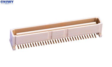 64 PIN Bit PCB Board To Board Connector 1.0MM Chiếc ghế thẳng đứng Vàng LCP vật liệu