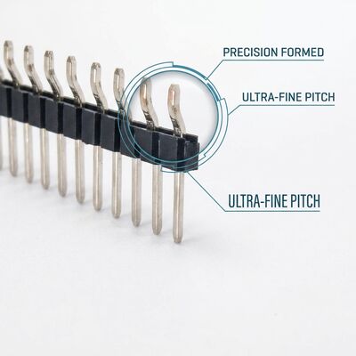 SMT Dual Row Surface Mount Male Pin Header Connector 2.54mm Pitch PCB 80-Pin Reflow Compatible