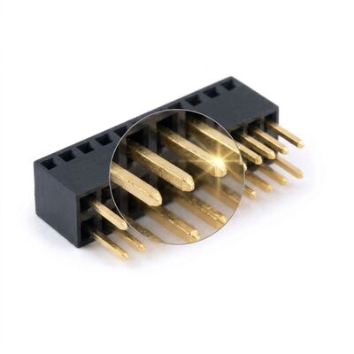 2,54mm Cao độ hiện tại 5A Đầu nối kép đầu nối nữ Ổ cắm nguồn PCB