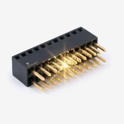 0,8mm Pitch Fine Pitch Gác lửng Đầu nối nữ tiêu đề Hàng kép Ổ cắm PCB xếp chồng 2x30P