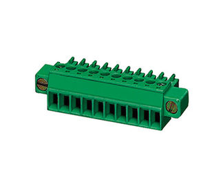 Bạch kim cơ thể PCB gắn vít đầu cuối khối PA66 SN bọc với phi hành đoàn góc phải