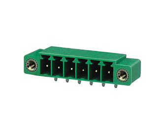 PA66 SN Plug Plated In Terminal Block CST 3.50mm Pitch DIP Wafer H 12.7mm Với Flange