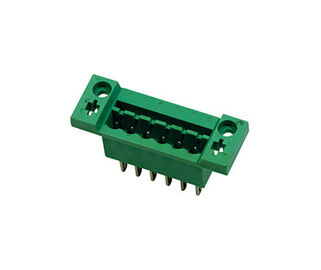 Kết nối khối đầu cuối bền 300V 18A 1 * 06P PA66 SN DIP bọc với sườn