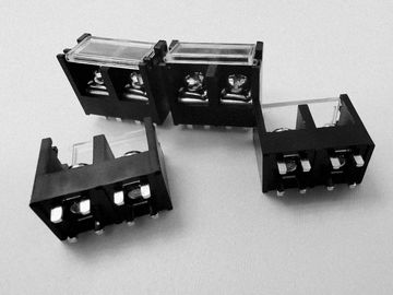 Black Barrier Terminal Block Connector11mm Pitch 2 vị trí cho thiết bị cung cấp điện