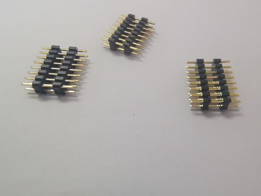 12 Pin Dual Row Male Pin Header Connector 1.0mm Pitch Length tùy chỉnh