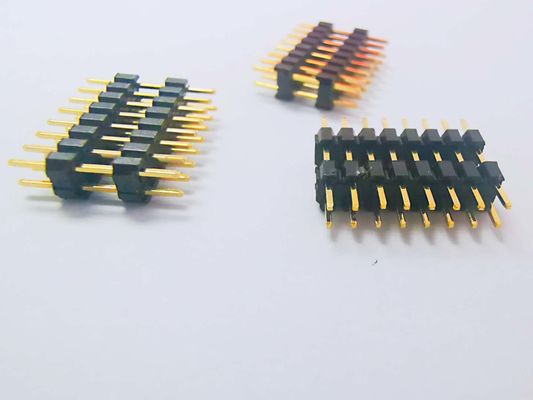 2.00mm Đàn ông Pin 10 Pin đầu đầu nối hai hàng với Cap Reel Packaging