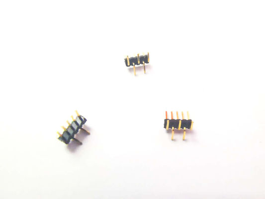 1.27MM Pitch 1 * 5P UL94V-0 PA6T Male Pin Header Connector