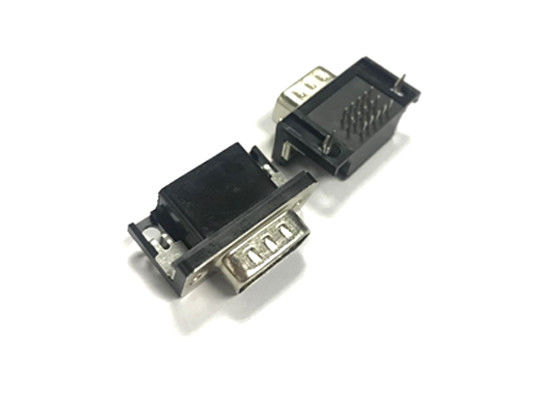 PBT HDR góc phải nam nữ 15 pin AWG24 D Sub Connector