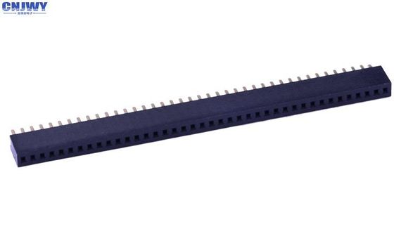 Gold Flash PA6T 1U Pin nữ kết nối PCB 1.27mm Pitch