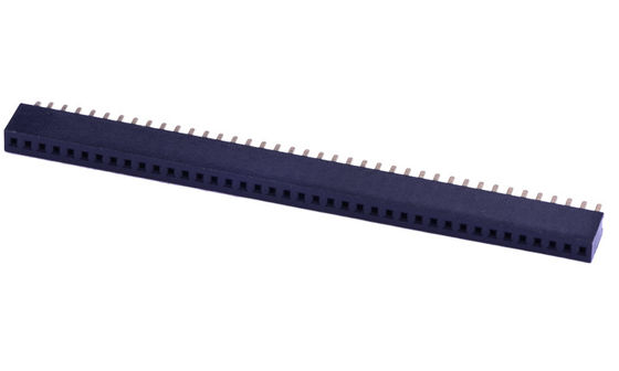 Gold Flash PA6T 1U Pin nữ kết nối PCB 1.27mm Pitch