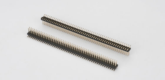 Pitch 2.54mm PA6T H2.54mm Cặp hàng đầu nối 80P DIP