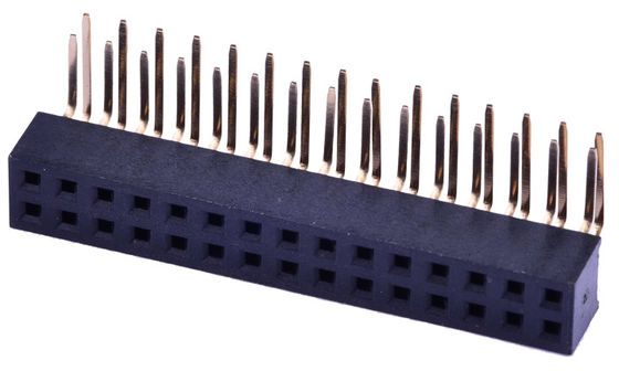 2.00mm phụ nữ đầu đầu nối bốn hàng qua lỗ gắn cho xe cân bằng