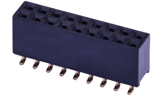 Bốn hàng phụ nữ đầu đầu kết nối 4x10 pin Phosphor đồng liên lạc PCB kết nối
