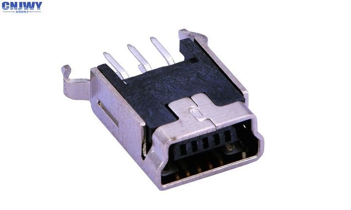 Điện thoại di động Mini 180 độ kết nối USB, SMD Micro USB Male Connector