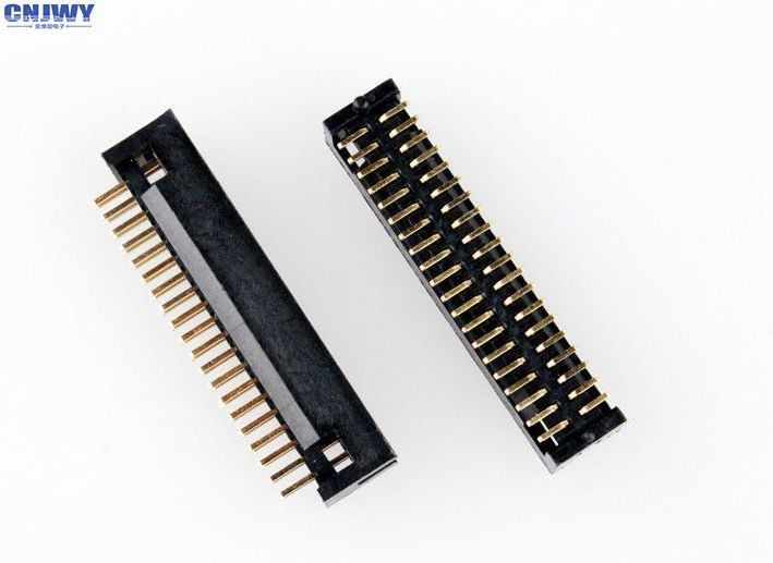 Đường thẳng để dây hộp đầu đầu nối 1.27mm Pitch 34 Pin vàng Flash