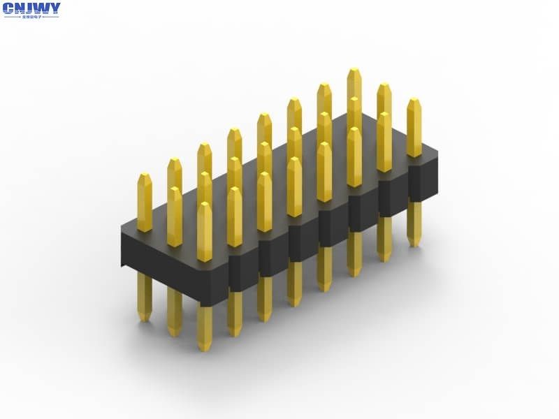 Custom 2mm Pitch Pin Header 2 pin đến 80 pin Đơn hàng đầu pin nam