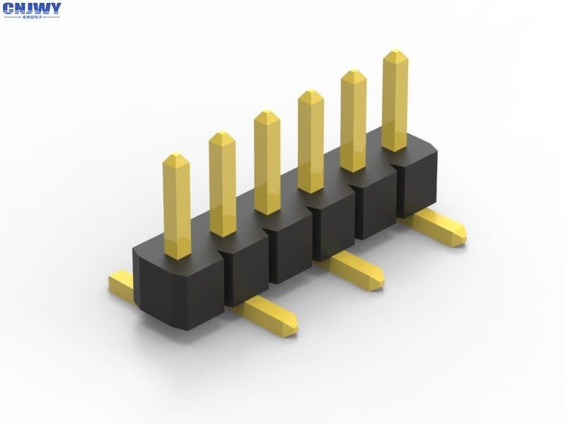 1mm Pitch Pin Header Connector, Single Row 14 Pin Header Connector