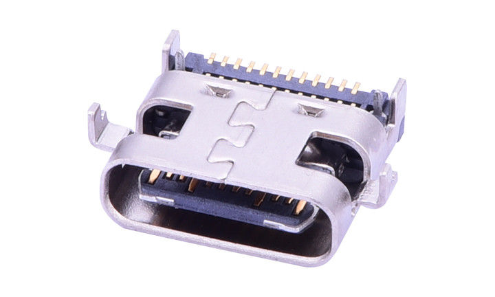 USB 3.1 Phụ nữ ghế đầu vào đầu ra kết nối 24 Vị trí tiếp xúc loại đĩa bồn rửa