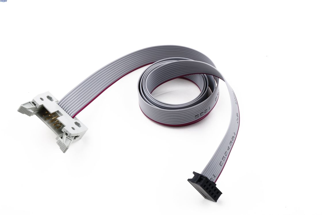 2 * 5 pin IDC dây chuyền dây chuyền dây chuyền, 2,54 mm Pitch dây chuyền dây chuyền PVC vật liệu