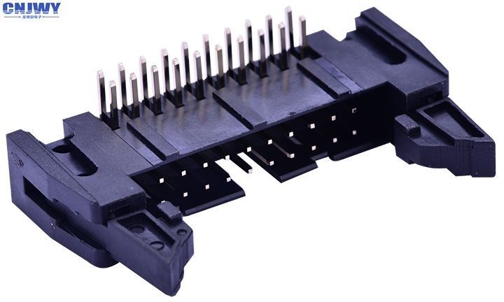 Các kết nối pin bảng mạch vuông, 2.54 mm góc phải dây đến đầu bảng