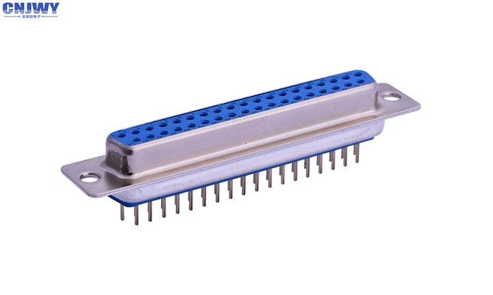 Shield Micro D Shell Connector, 37 Pin D Sub Female Connector Strong Contact