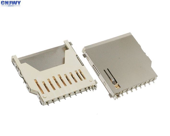 Máy cầm thẻ Micro SD bọc vàng, Bộ kết nối thẻ nhớ SD dài bằng đồng