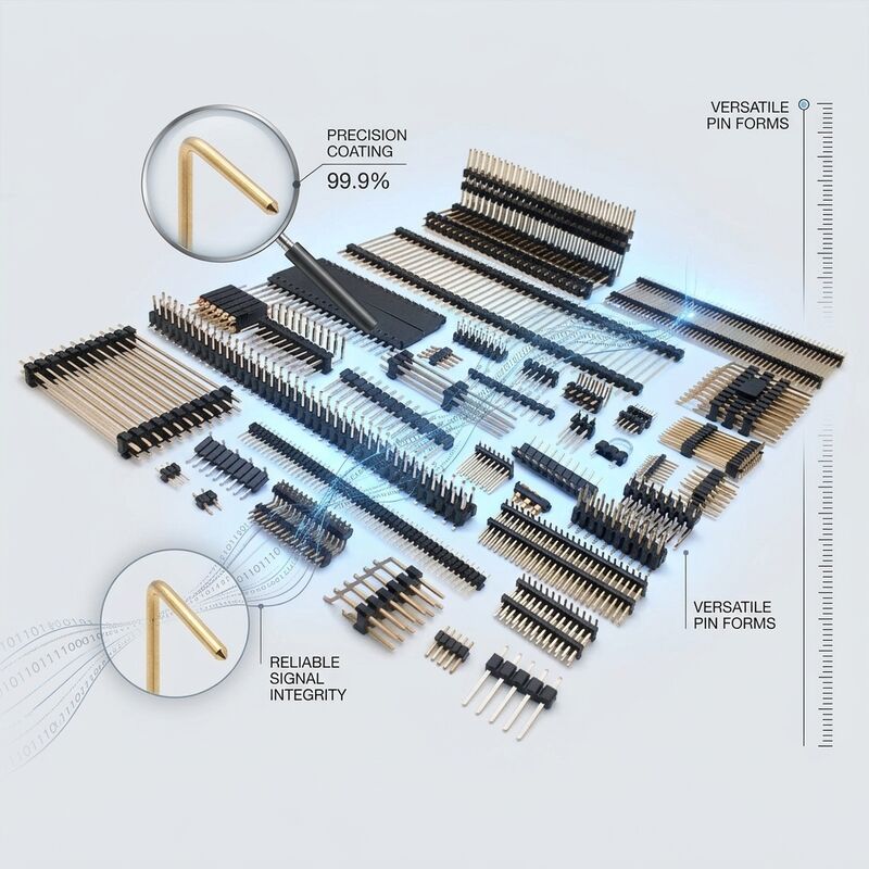Đầu nối chân cắm đực góc vuông hàng đôi 2.54mm 90 độ PCB 80 chân xuyên lỗ