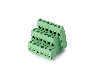 EU Style PCB Terminal Block Connector CET1.5 Điện vào 5,08mm Pitch 1 * 06P Xanh