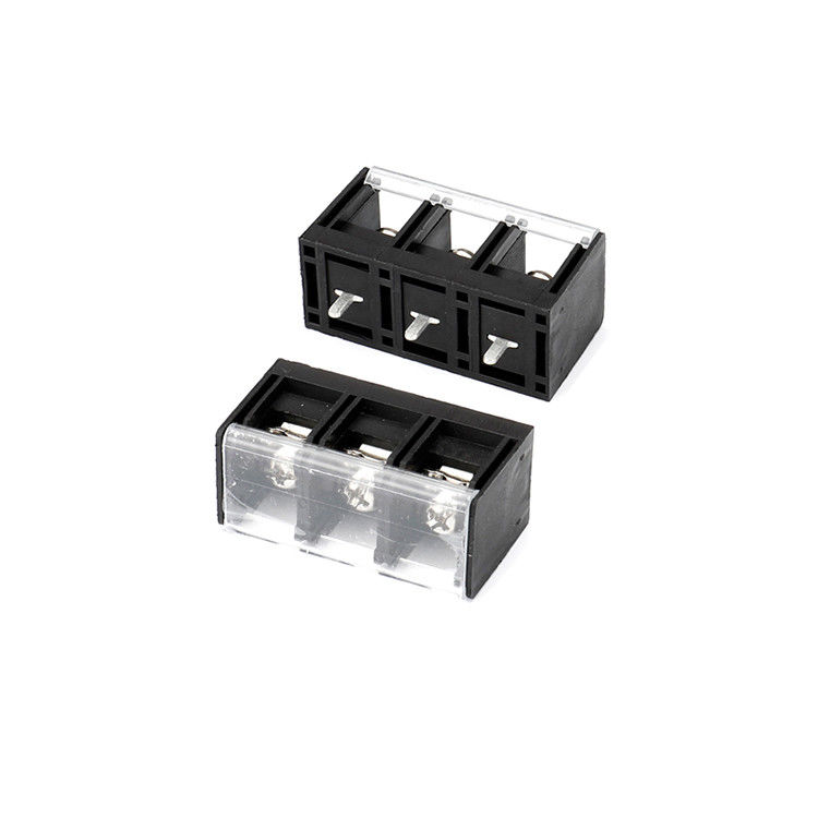 2-24P cột đầu cuối khối kết nối PCB rào cản 13,0mm Pitch 1 * 03P M4 thép vít
