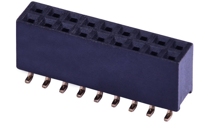 Bốn hàng phụ nữ đầu đầu kết nối 4x10 pin Phosphor đồng liên lạc PCB kết nối