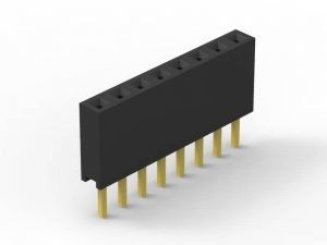 DIP đơn hàng đầu phụ nữ, nhựa Pin đầu đầu kết nối nữ chiều cao 4.0mm