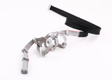 FCC 16 Pin Flat Ribbon Cable Assembly với vật liệu 2.54mm IDC Socket RoHs