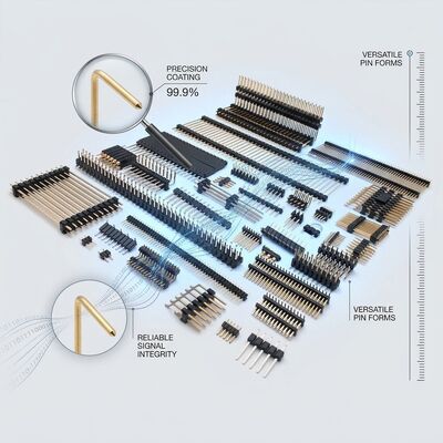 Đầu nối chân cắm đực góc vuông hàng đôi 2.54mm 90 độ PCB 80 chân xuyên lỗ
