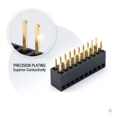 Khoảng cách 1,00mm Hàng đơn Góc phải Đầu nối đầu nối nữ Ổ cắm gắn PCB ngang